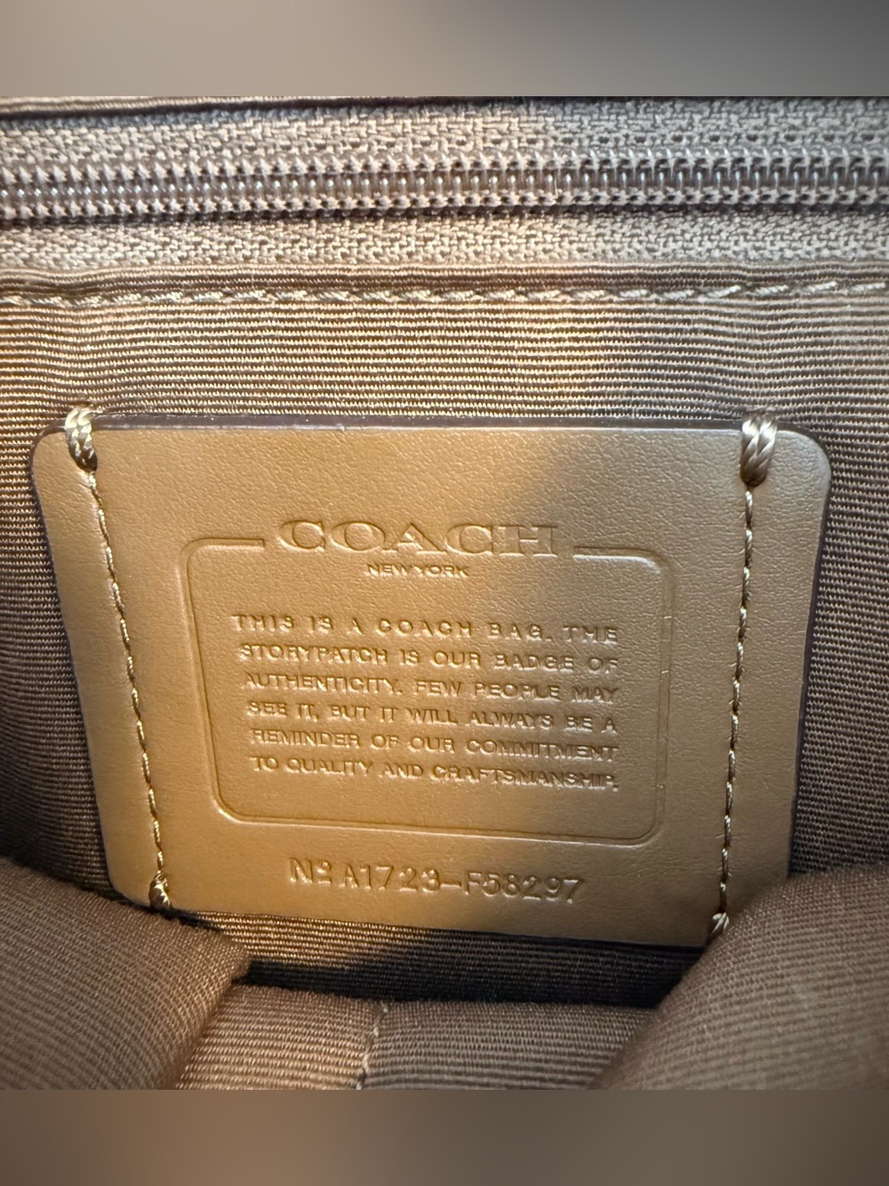 Coach F58297 Signature Coated-Canvas File Crossbody Bag - Picture 9 of 11
